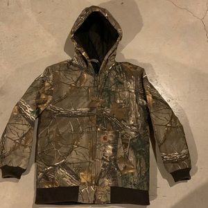 Carhartt Boy’s Camo Coat size Large (14-16)